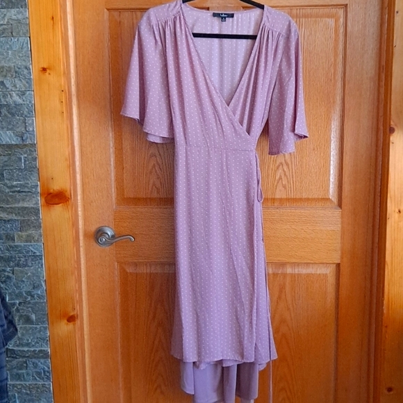 Lulus Dresses & Skirts - Lulu's Wrap Front High Low Dress